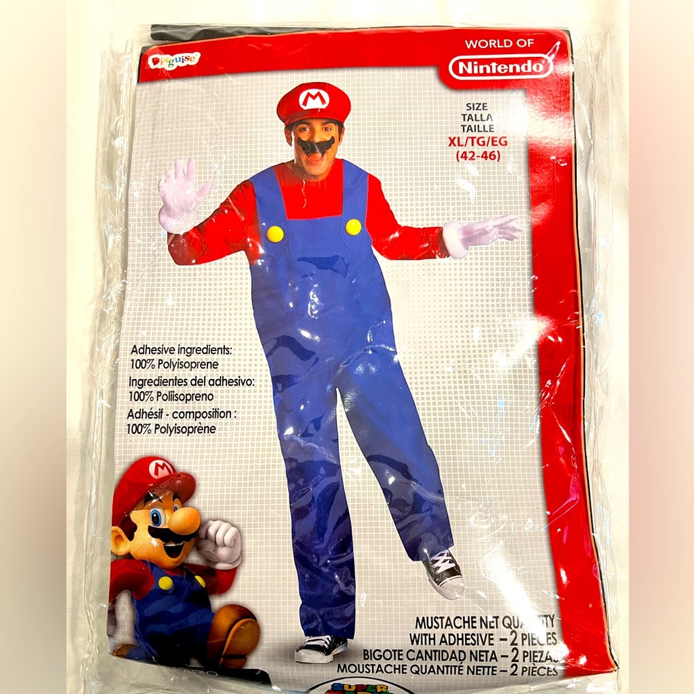 Mens mario Halloween costume